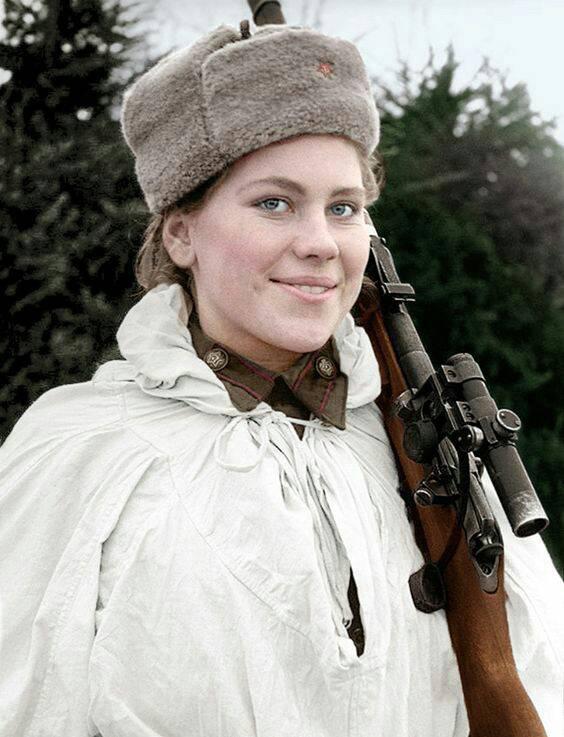 Snipers Roza Georgiyevna Shanina