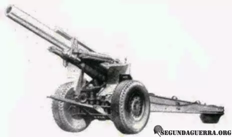 Armas da FEB - Obus de 155 mm M-1