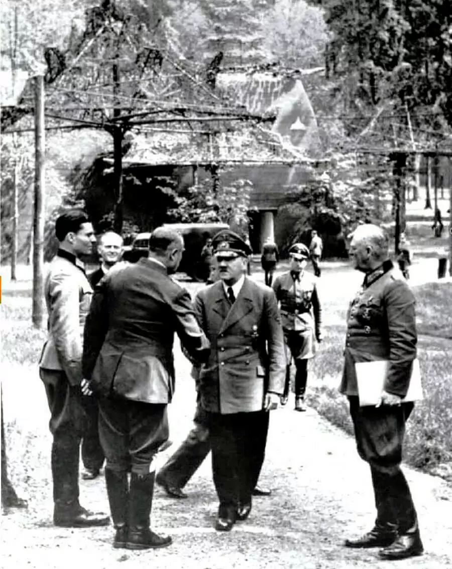 Stauffenberg e Hitler